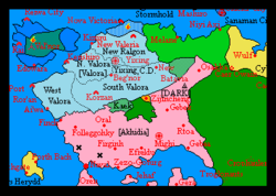 Location of Valora (common)