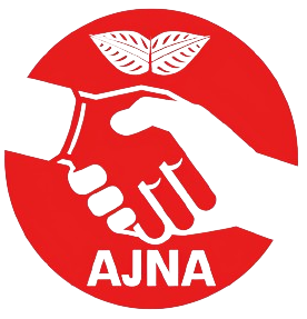 The logo of the Alliance for a Just Nouvelle Alexandrie, a political alliance in Nouvelle Alexandrie, formed in 1733 AN by three progressive parties: the Democratic Socialist Party of Nouvelle Alexandrie (DSP), the Wakara People's Party (WPP), and United for Alvelo (UfA).