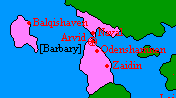 Location of Barbary