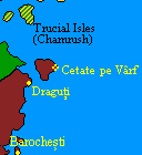 Location of Cetate pe Vârf