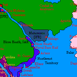 Location of Matamoros