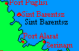 Location of Sint Barentsz