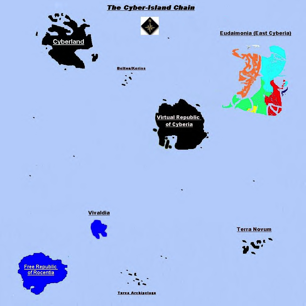 Early map of the Cyber-Island Chain