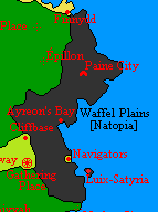 Location of Waffel Plains