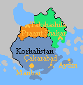 Subdivisions of Korhalistan