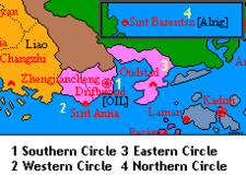 Location of Eastern Circle