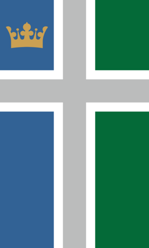 Meckelnburgh state flag vertical.png