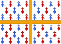 The flag of Batavian Gascony 1555 - 1614 AN