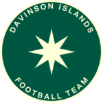 Logo of the Davinson Islands national football team