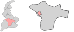 Regional location of Thornton