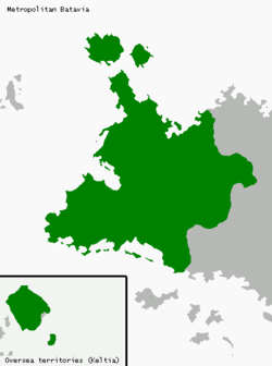 Location of Batavia