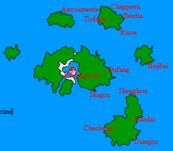 Location of Arcadia