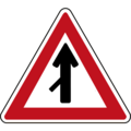 Road merging from left