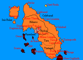 Location of Three Kingdoms