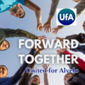 Poster used at the UfA 1729 general election campaign launch.