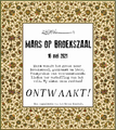 First March on Broekszaal