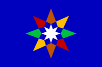 The original design of the flag of the Imperial Republic.