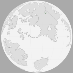 Location of Lake Morovia