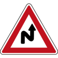 Turns in road ahead