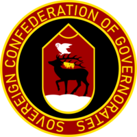 Logo of the Sovereign Confederation national football team