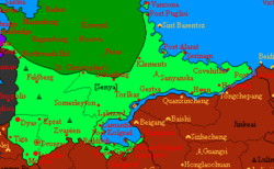 Location of Senya