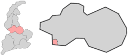 Regional location of Alnebury