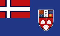 The flag of Victorian Amokolia between 1559 – 1574 AN, from which the red colour of the flag of the Kingdom of Amokolia was derived.