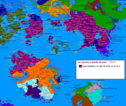 Location of Nouvelle Alexandrie