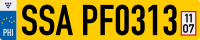 PHI reg plates.svg