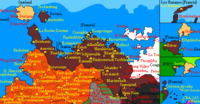 Map of Frankish Empire