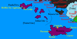 Location of United Isles