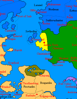 Location of Havnesgade-Amager
