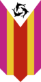 National flag as vertical banner (2:1)