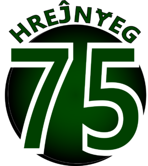 Hreĵnɏeg 75 FK logo.png