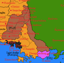 Location of Confederate States Floria