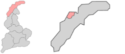 Regional location of Adraisia