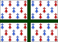 The flag of Bosworthian Gascony 1532 - 1555 AN