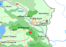 Location of Frankfort