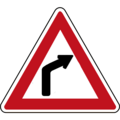 Right-hand bend ahead