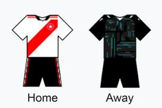 Daau kits, home and away.